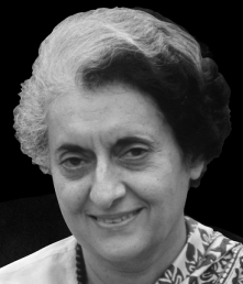 Portrait of Indira Gandhi