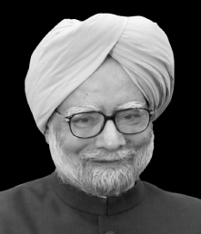 Portrait of Manmohan Singh